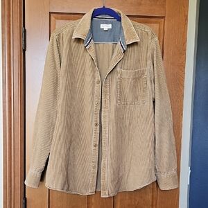 Sun + Stone Tan Corduroy Shirt